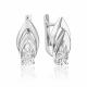 Серьги из белого золота Platina 02-5251-00-101-1120 с бриллиантом