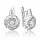 Серьги из белого золота Platina 02-5252-00-101-1120 с бриллиантом