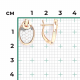 Серьги из комбинированного золота Platina 02-5266-01-000-1111