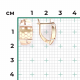 Серьги из комбинированного золота Platina 02-5269-00-000-1111