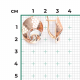Серьги из комбинированного золота Platina 02-5270-00-000-1111