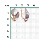 Серьги из комбинированного золота Platina 02-5272-01-000-1111