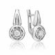 Серьги из белого золота Platina 02-5276-00-101-1120 с бриллиантом