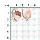 Серьги из комбинированного золота Platina 02-5277-00-000-1111