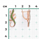 Золотые серьги Platina 02-5291-00-723-1110 с хромдиопсидом