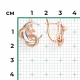Серьги из комбинированного золота Platina 02-5292-00-000-1111