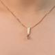 Золотая подвеска Золотые узоры 02-53-0452-04 с топазом