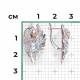 Серьги из белого золота Platina 02-5300-01-201-1120 с топазом