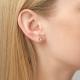 Серьги из комбинированного золота Platina 02-5344-00-101-1111 с бриллиантом