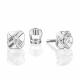 Серьги из белого золота Platina 02-5356-00-101-1120 с бриллиантом