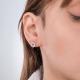 Серебряные серьги Platina 02-5364-00-401-0200 с фианитом