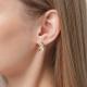 Серьги из комбинированного золота Platina 02-5369-00-000-1111