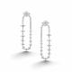 Серебряные серьги АЛЬКОР 02-5424/00КЦ-00 с фианитом