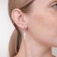 Серебряные серьги Platina 02-5426-00-401-0200 с фианитом
