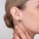 Золотые серьги Platina 02-5433-00-401-1110 с фианитом