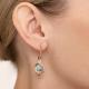 Золотые серьги Platina 02-5460-00-746-1110 с перламутром