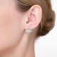 Серебряные серьги Platina 02-5511-00-401-0200 с фианитом
