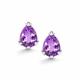 Серебряные серьги АЛЬКОР 02-5514/00АМ-00 с аметистом