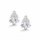 Серебряные серьги АЛЬКОР 02-5514/00ГХ-00 с горным хрусталём