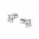 Серебряные серьги АЛЬКОР 02-5519/00ГХ-00 с горным хрусталём