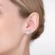 Серебряные серьги Platina 02-5522-00-401-0200 с фианитом
