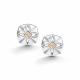 Серебряные серьги АЛЬКОР 02-5522/000Б-00 с бриллиантом
