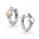 Серебряные серьги АЛЬКОР 02-5527/000Б-00 с бриллиантом