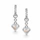 Серебряные серьги АЛЬКОР 02-5529/000Б-00 с бриллиантом