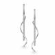 Серебряные серьги АЛЬКОР 02-5552/00КЦ-00 с фианитом