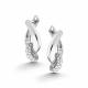 Серебряные серьги АЛЬКОР 02-5565/00КЦ-00 с фианитом