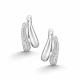 Серебряные серьги АЛЬКОР 02-5566/00КЦ-00 с фианитом