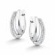Серебряные серьги АЛЬКОР 02-5567/00КЦ-00 с фианитом
