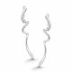 Серебряные серьги АЛЬКОР 02-5569/00КЦ-00 с фианитом