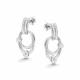 Серебряные серьги АЛЬКОР 02-5578/000Б-00 с бриллиантом