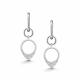 Серебряные серьги АЛЬКОР 02-5602/00КЦ-00 с фианитом