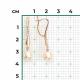 Золотые серьги Platina 02-5603-00-302-1110 с фианитом и жемчугом