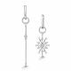 Серебряные серьги АЛЬКОР 02-5604/00КЦ-00 с фианитом