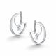 Серебряные серьги АЛЬКОР 02-5619/00КЦ-00 с фианитом