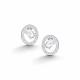 Серебряные серьги АЛЬКОР 02-5620/00КЦ-00 с фианитом
