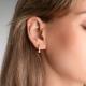 Золотые серьги Platina 02-5624-00-401-1110 с фианитом