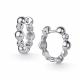 Серебряные серьги АЛЬКОР 02-5638/000Б-00 с бриллиантом
