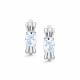 Серебряные серьги АЛЬКОР с бриллианитом 02-5721/00БТ-00