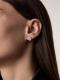 Серебряные серьги АЛЬКОР с бриллианитом 02-5723/00БТ-00