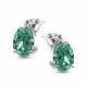 Серебряные серьги АЛЬКОР с бриллианитом 02-5723/0БТ4-00