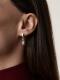 Серебряные серьги АЛЬКОР 02-5744/000Б-00 с бриллиантом