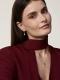 Серебряные серьги АЛЬКОР 02-5744/000Б-00 с бриллиантом