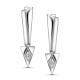 Серебряные серьги АЛЬКОР 02-5745/000Б-00 с бриллиантом