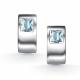 Серебряные серьги АЛЬКОР 02-5771/00ТБ-00 с топазом