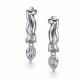 Серебряные серьги АЛЬКОР 02-5806/000Б-00 с бриллиантом