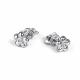 Серебряные серьги АЛЬКОР 02-5872/000Б-00 с бриллиантом